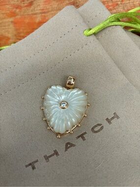 Malene Mother Of Pearl Heart Bail
